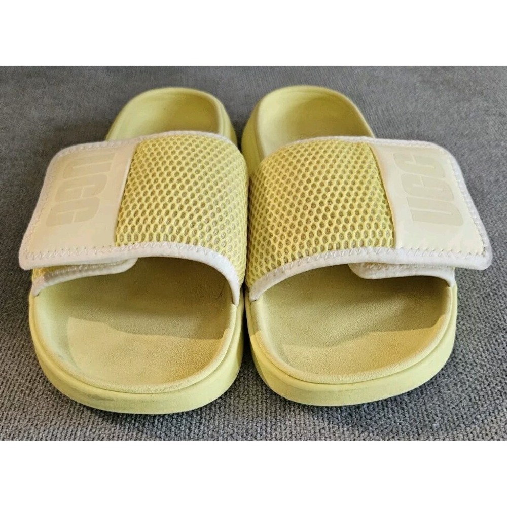 Ugg LA Light Sandals Womens Size 11 Yellow Slides Comfort No Size Tag